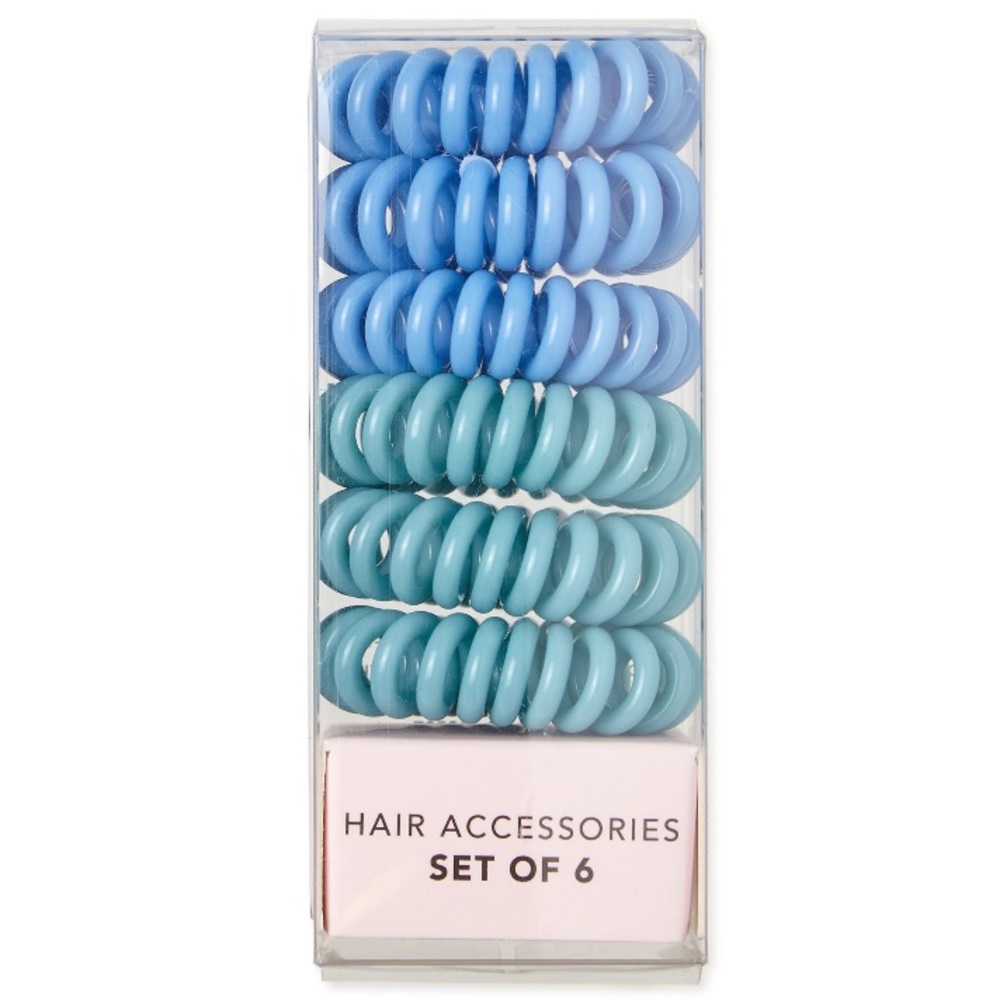 ❤️‍🔥10/$30❤️‍🔥Spiral Hair Coils - Blue